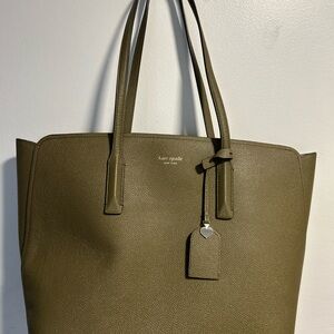 Kate Spade Olive Green Tote Bag